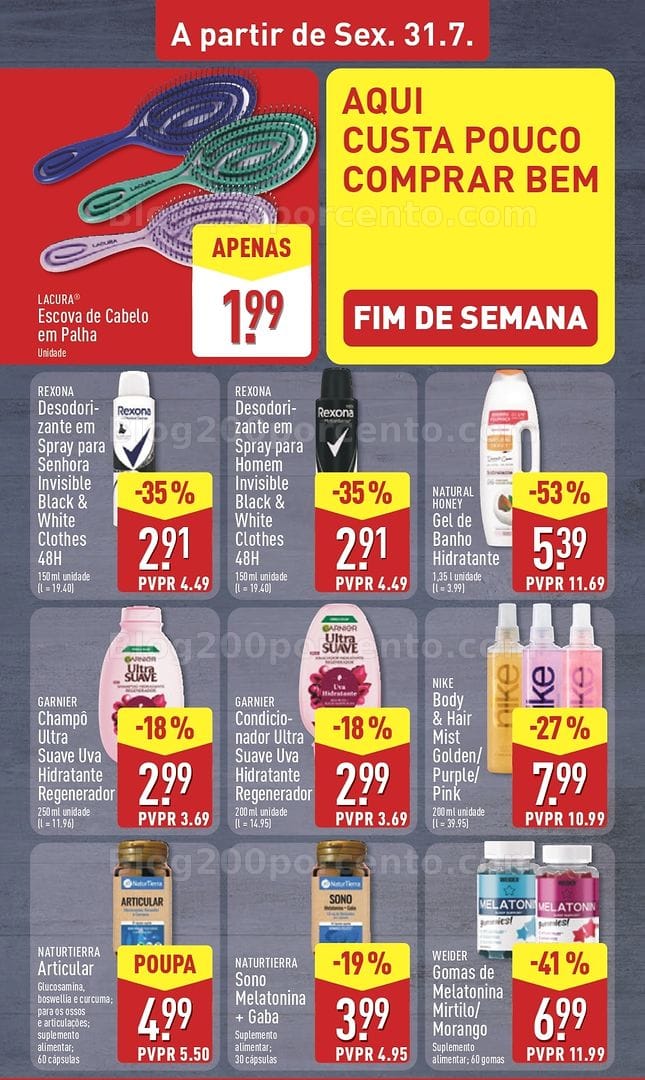 Antevisão Folheto ALDI Promoções de 27 julho a 2 agosto